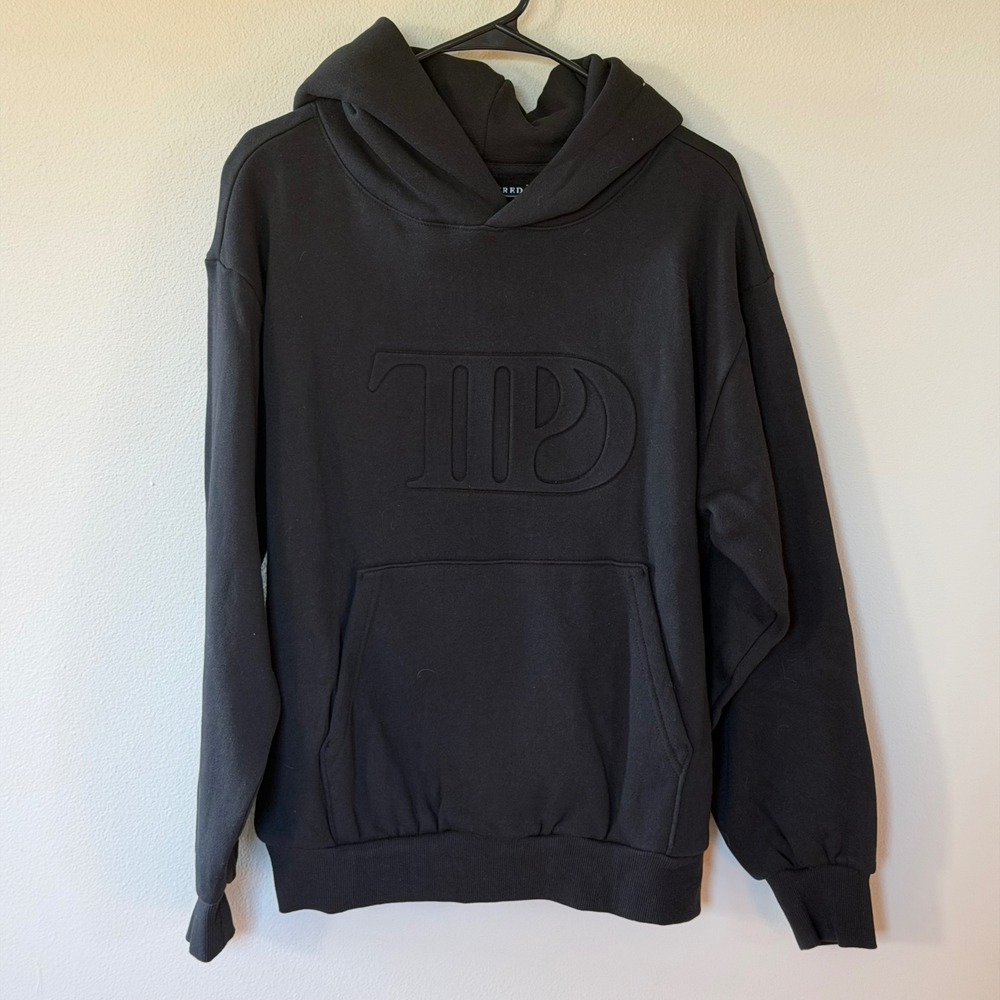 NWOT Taylor Swift Black TTPD Tortured Poets Department Hoodie Medium
